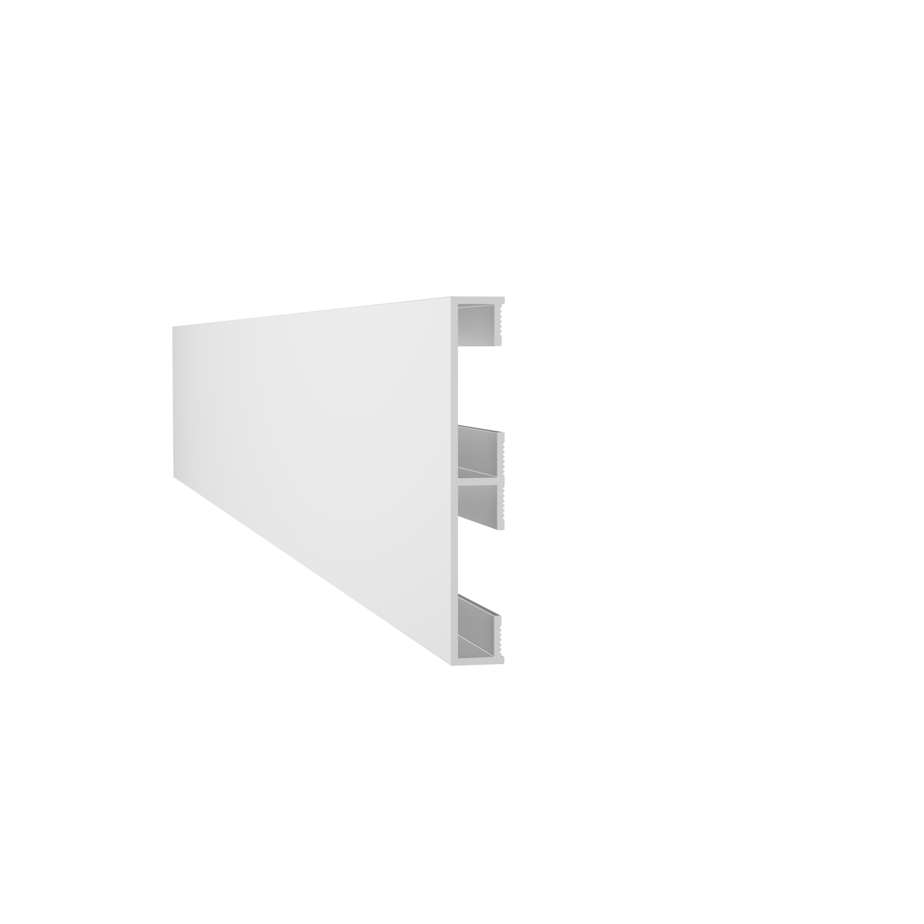 Плинтус/вставка прямоугольный 60мм (белый)