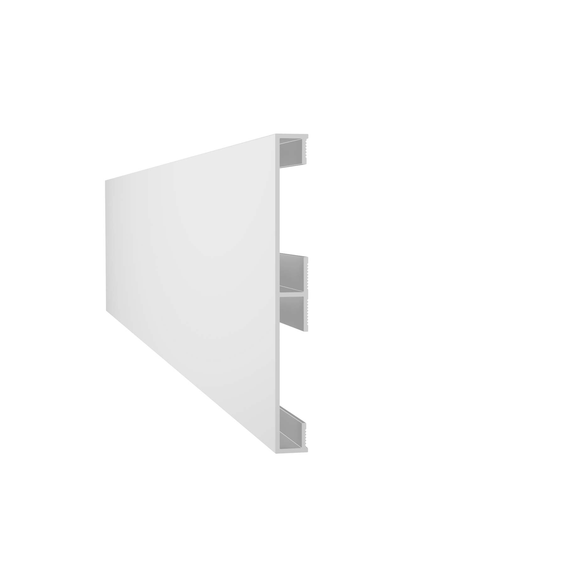 Плинтус/вставка прямоугольный 85мм (белый)