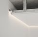 Профиль теневого шва 18мм (LED) Белый