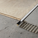 T-shaped transition profile 14&times;7 mm chrome-plated brass