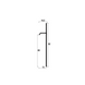 Aluminium flush-mounted skirting board 60mm (black)