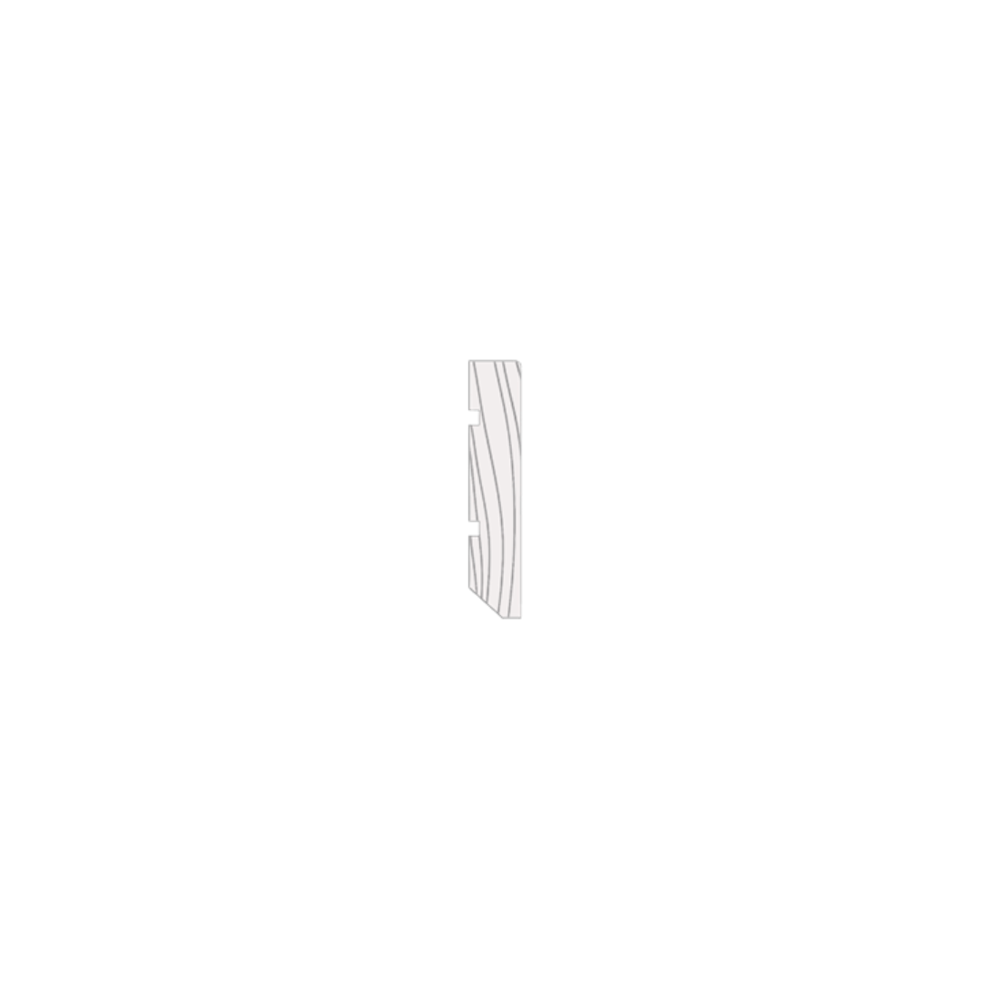 Плинтус-вставка МДФ грунт (под покраску) 50х10х2070