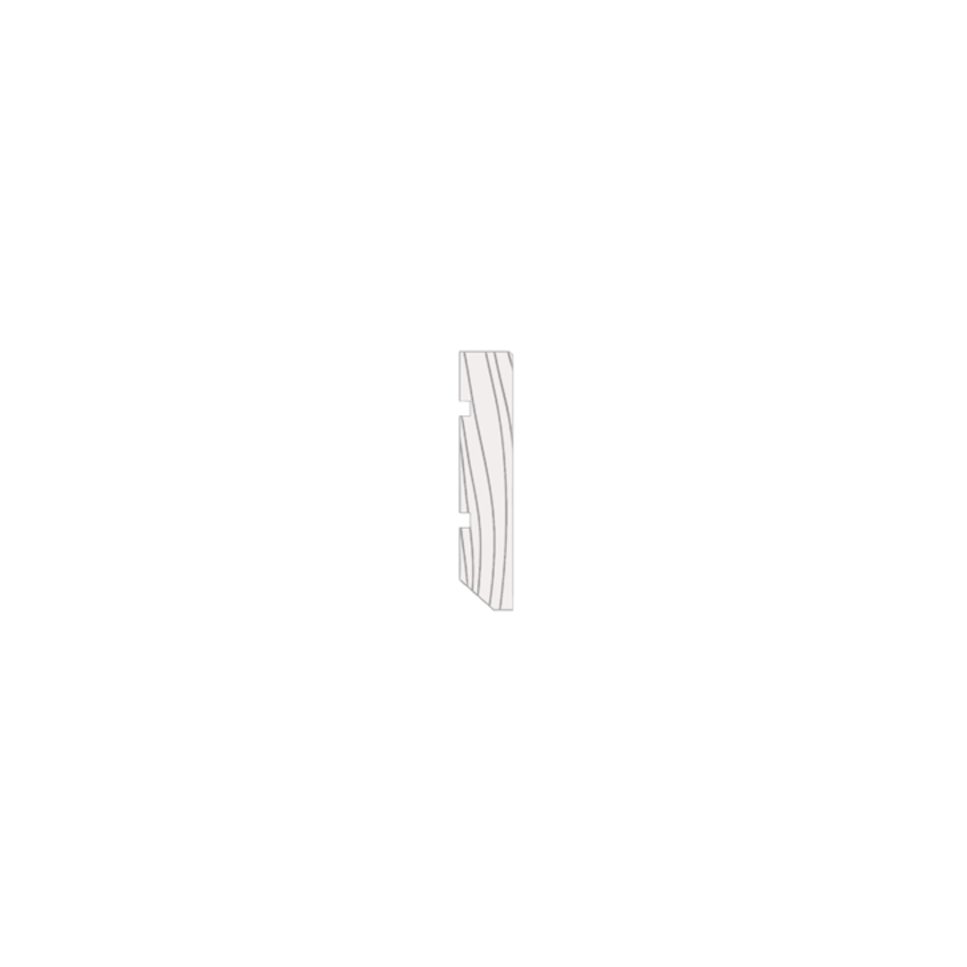 Плинтус-вставка МДФ грунт (под покраску) 53х10х2070