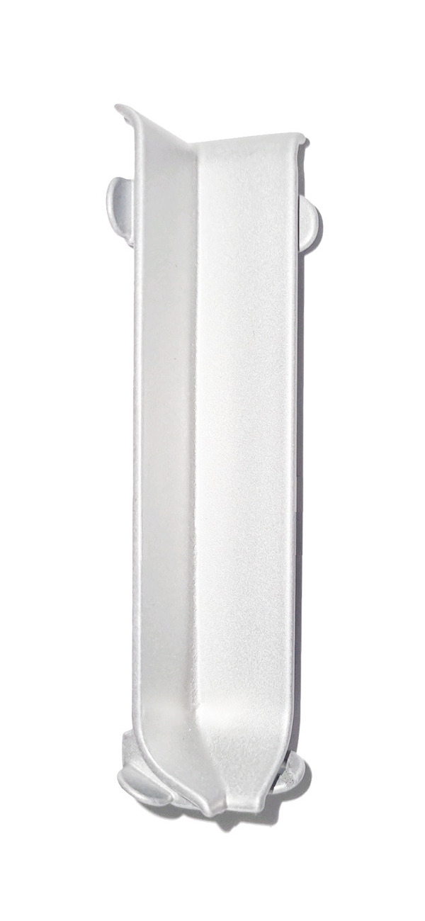 Угол внутренний металл 80мм (серебро)