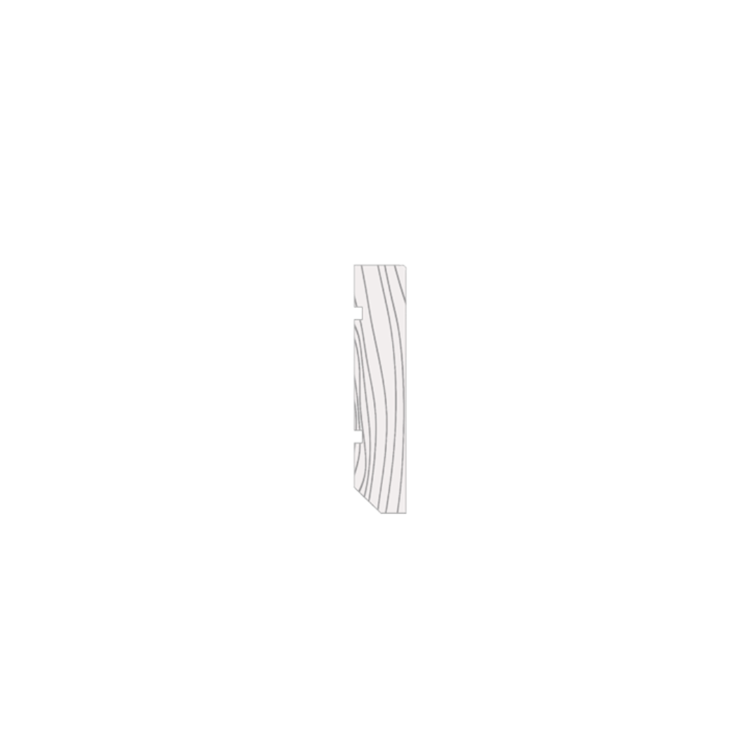 Плинтус-вставка МДФ грунт (под покраску) 70х13х2070
