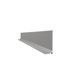 Aluminium skirting board 38mm "Arrow" series