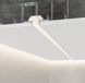 Профиль теневого шва раздельный 22мм (LED) Белый
