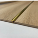 Profil łączący w kształcie litery T 8&times;4 mm z polerowanego mosiądzu