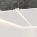 Профиль теневого шва раздельный 25мм  (LED) белый