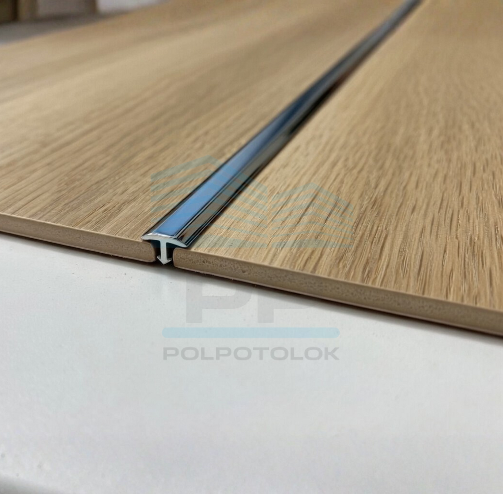 Profil łączący w kształcie litery T 10&times;4 mm polerowany srebrny