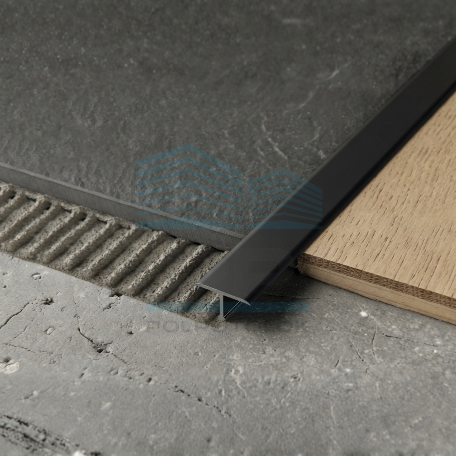 Profil łączący w kształcie litery T 14&times;7 mm anodowany na srebrno